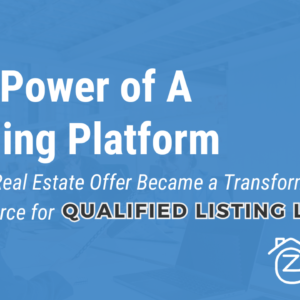 Title for guide on bidding platform leads with text that says 'The Power of a Bidding Platform: How EZ Real Estaet Offer Became a Transformative Source for Qualified Listing Leads