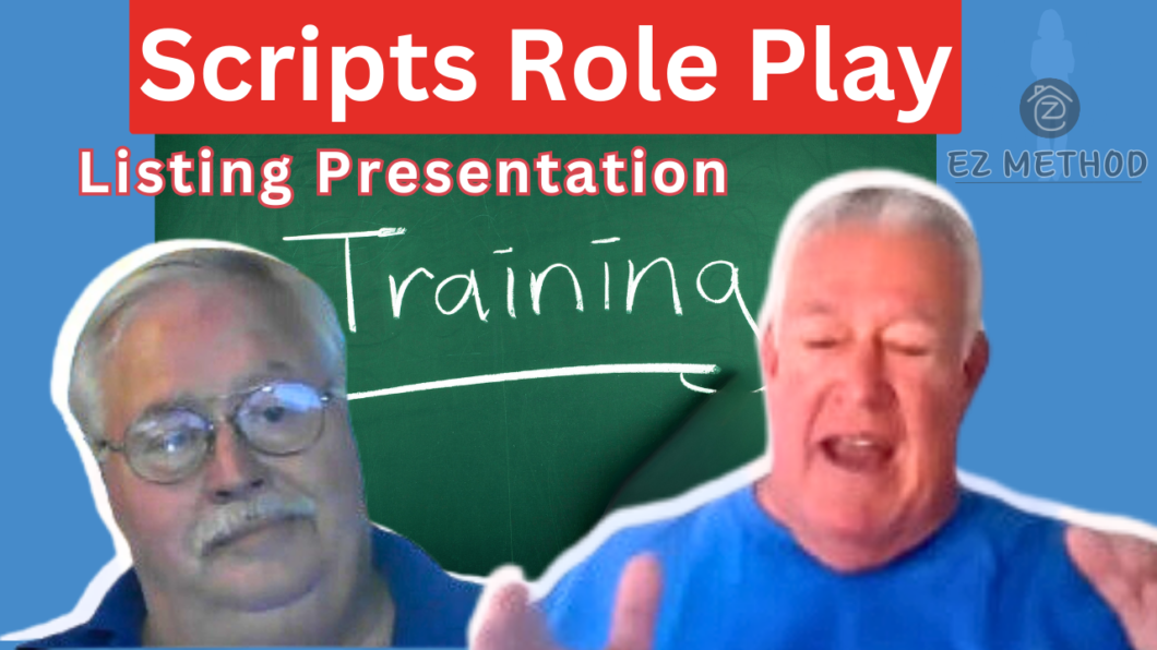 listing appointment scripts and role play objections