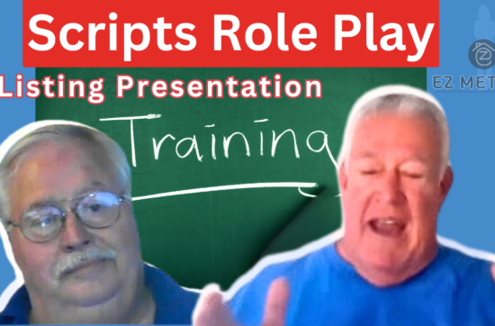 listing appointment scripts and role play objections